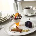 Hotel & restaurant white porcelain plate, Microwave safe crockery plates, Italian Design Restaurant Crockery